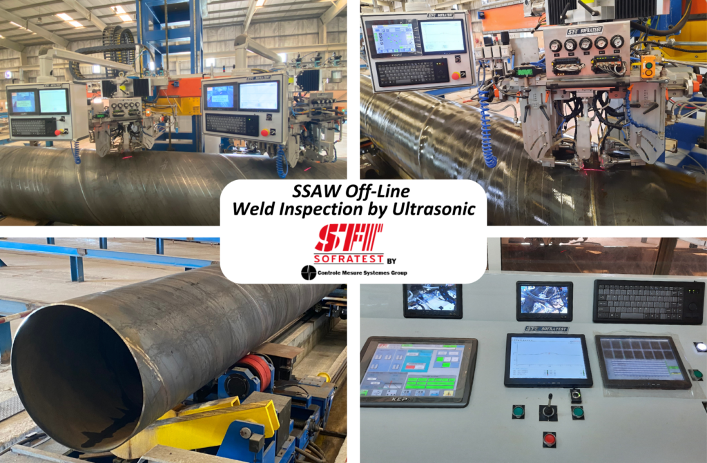 SSAW Off-Line Weld Inspection by Ultrasonic - SOFRATEST