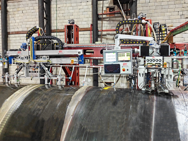 SSAW On-Line Inspection with Body Oscillator