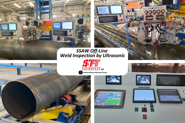 SSAW Off-Line Weld Inspection by Ultrasonic