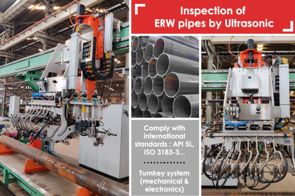 Ultrasonic System for ERW Off-Line Weld inspection (12 channels)